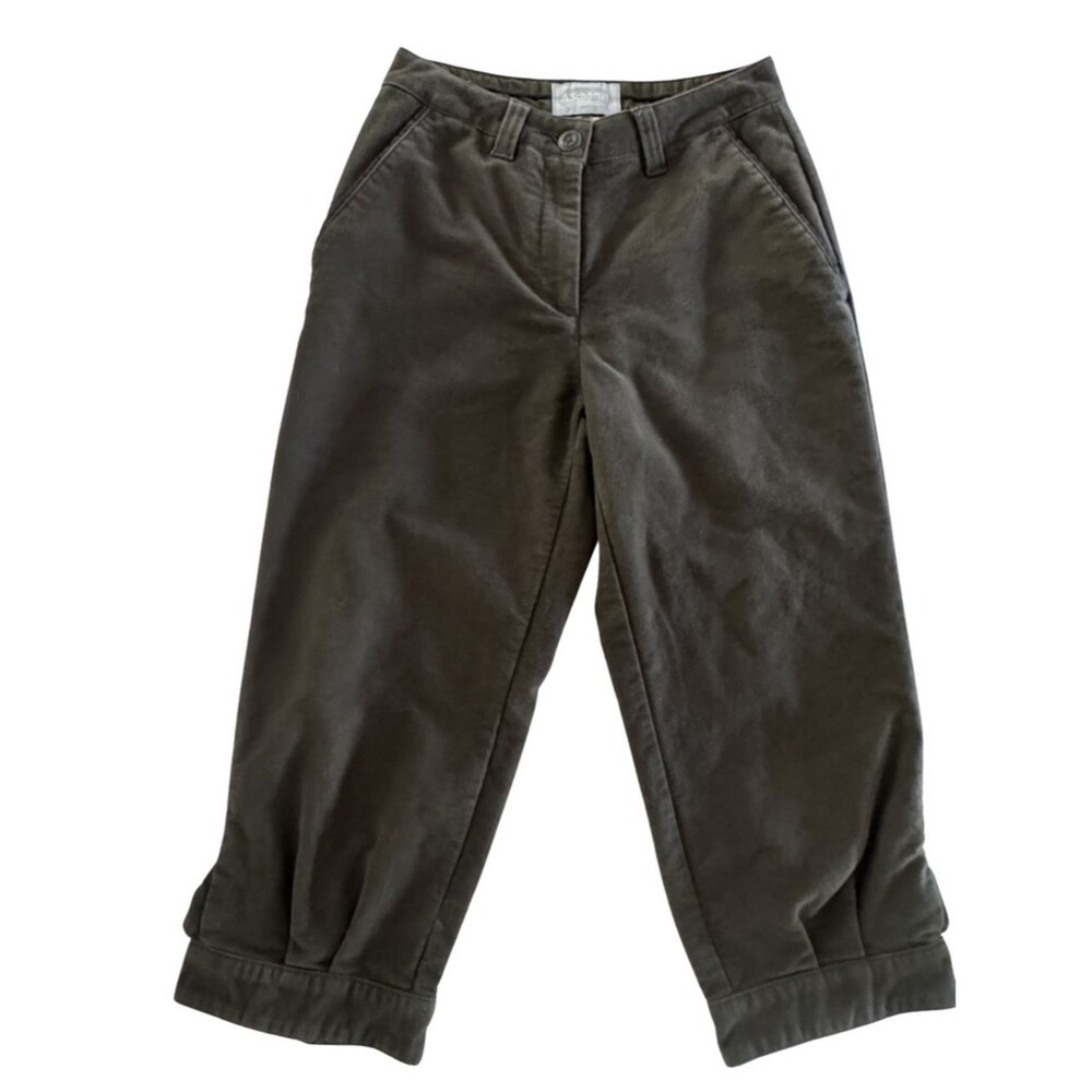 Schöffel Moleskin Breeks Forest Cropped Riding Pants Equestrian Country Chic 25